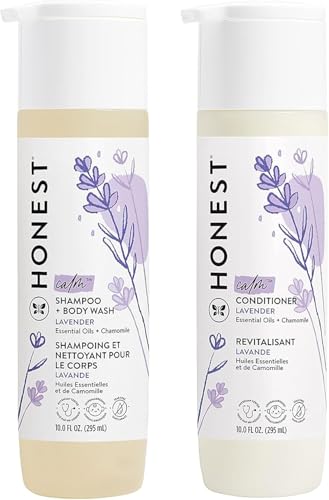 The Honest Co. Lavender Duo: Baby Conditioner & Shampoo, 20 fl oz