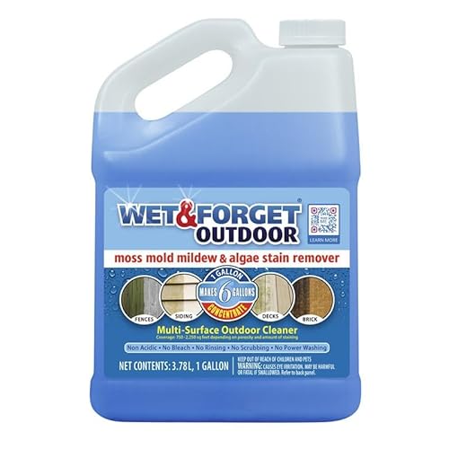 Wet & Forget Outdoor Stain Remover, 128 oz Concentrate