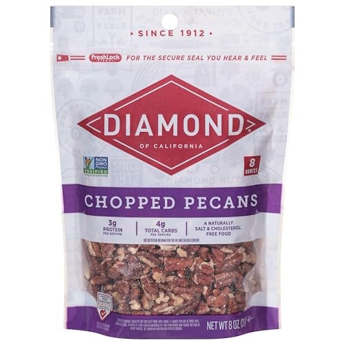Diamond Chopped Pecans, 8 oz