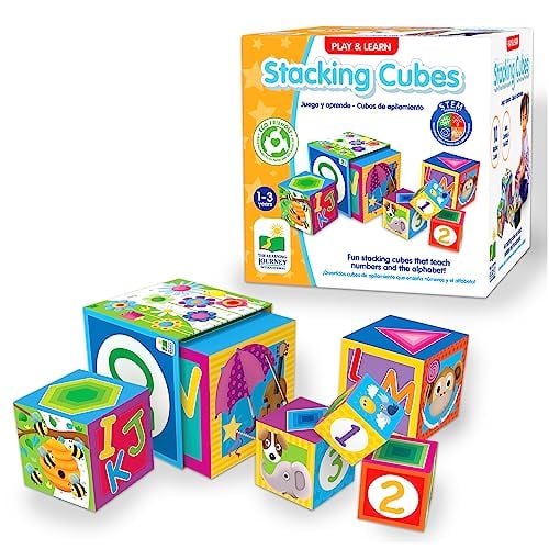 Learning Journey Stacking Cubes – STEM Toy for Ages 1+