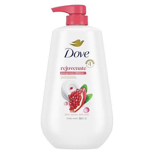 Dove Rejuvenate Body Wash, Pomegranate & Hibiscus, 30.6 Oz