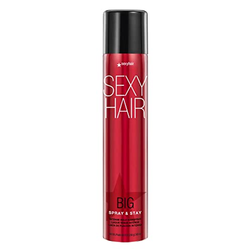 SexyHair Big Spray & Stay Hairspray, Extreme Hold, 9 Oz