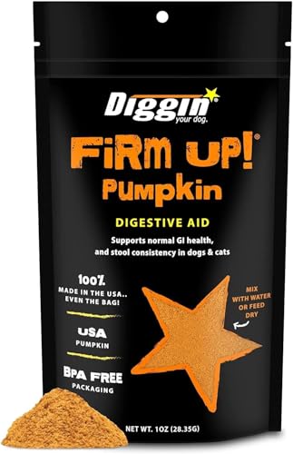 Diggin’ Your Dog Pumpkin Supplement for Pets, 1 Oz