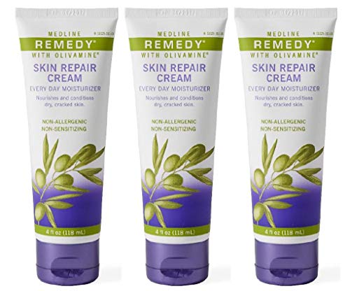 Medline Remedy Skin Repair Cream, 4 oz (3 Pack)
