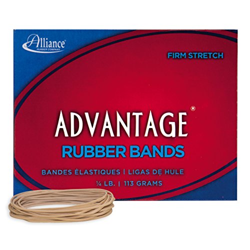 Alliance Rubber Bands #19, 1/4 lb Box, 312 Pieces, Beige