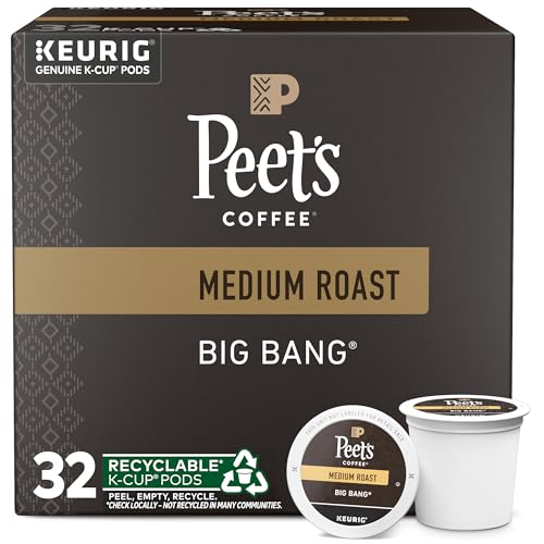 Peet’s Big Bang Medium Roast K-Cup Pods, 32 Count