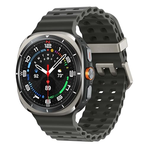 Samsung Galaxy Watch Ultra 47mm LTE AI Smartwatch, Titanium Silver