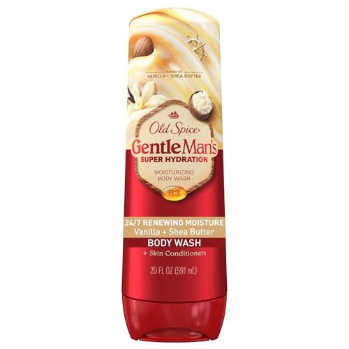 Old Spice Hydrating Body Wash for Men, Vanilla Shea, 20 oz