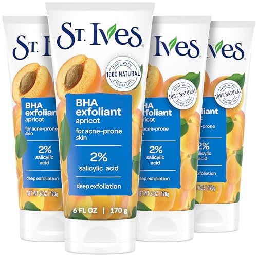 St. Ives Apricot Acne Control Scrub, 6 oz, 4 Pack