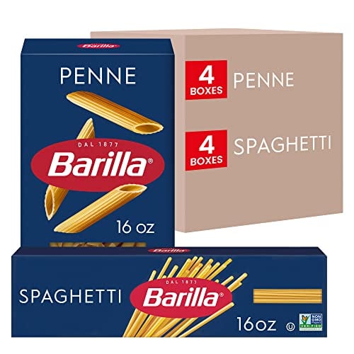 Barilla Penne & Spaghetti Variety Pack, 16 oz. (8 Boxes)