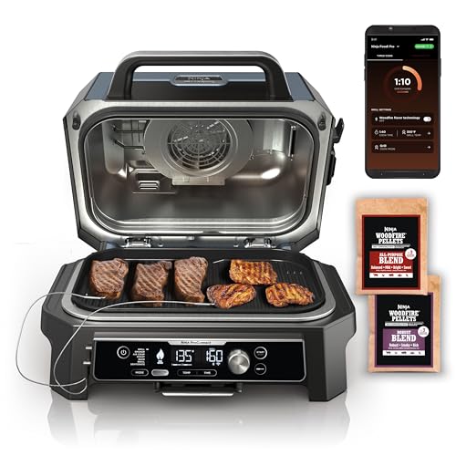 Ninja OG951 Woodfire Pro Bluetooth 7-in-1 Grill & Smoker