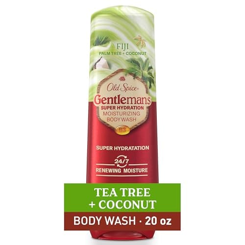 Old Spice Men’s Hydrating Body Wash, Fiji Coconut Scent, 20 oz