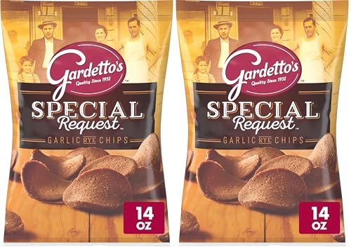 Gardetto’s Roasted Garlic Rye Chips, 14 oz (2 Pack)