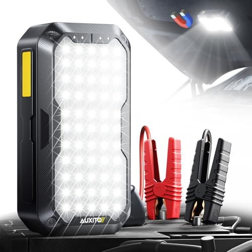 AUXITO 4000A Car Jump Starter with Camping Light Cables