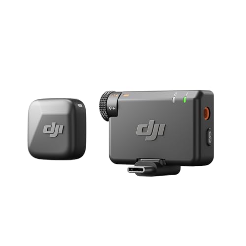 DJI Mic Mini: Wireless Lavalier for iPhone/Camera, 400m Range