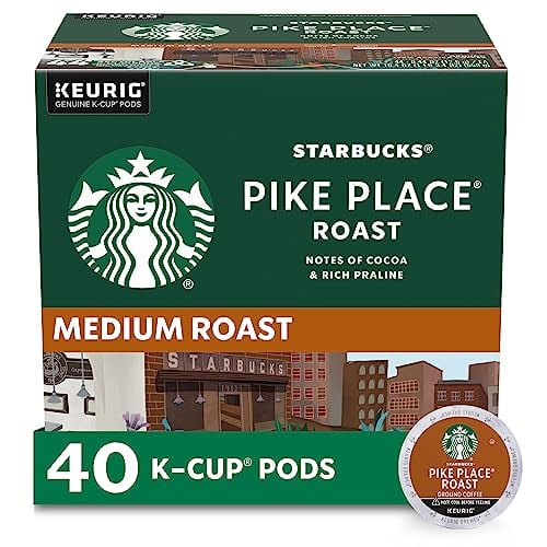 Starbucks Pike Place Medium Roast K-Cups (40 Pods)