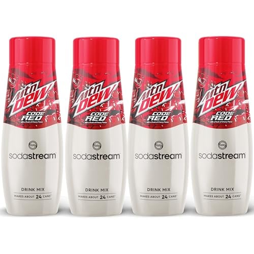 SodaStream Code Red Drink Mix, 440ml, 4-Pack