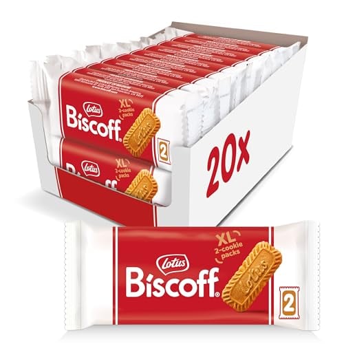 Lotus Biscoff Vegan Cookies, Dispenser Box, 0.9 oz (20 Pack)
