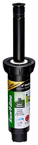 Rain Bird 1804 PRS Pop-Up Sprinkler, Adjustable 0°-360°, 8′-15′