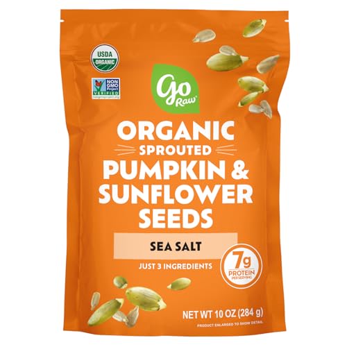 Go Raw Sea Salted Sprouted Pumpkin & Sunflower Seeds, 10 oz