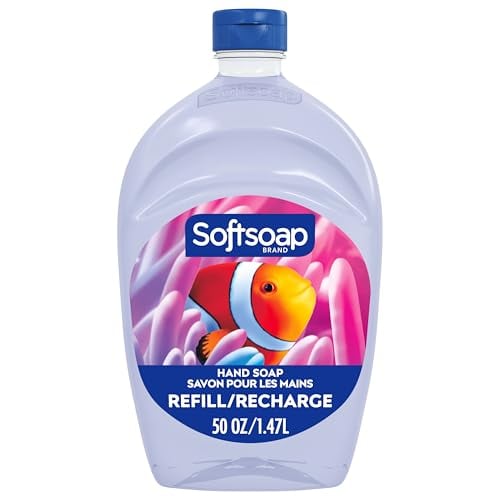 Softsoap Clear Hand Soap Refill, Aquarium Series, 50 Oz