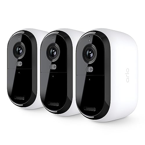 Arlo 2K Wireless Security Camera, 2nd Gen, 3-Pack