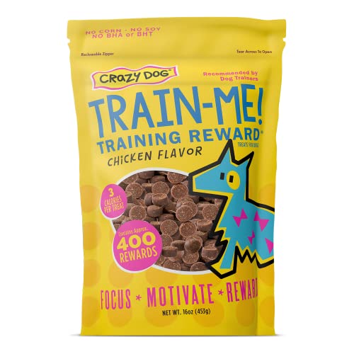 Crazy Dog Train-Me! 16 Oz. Chicken Training Treats