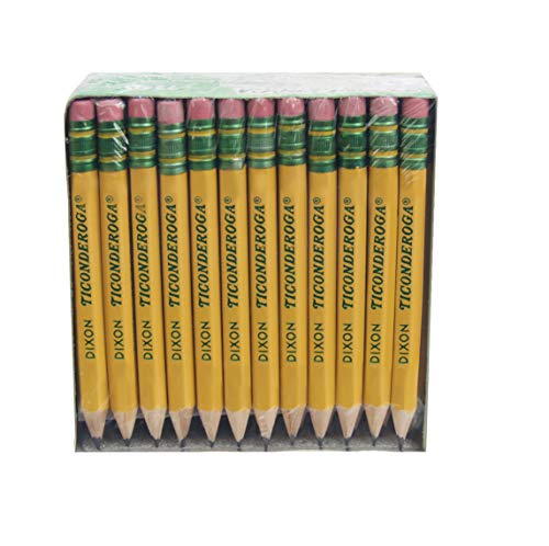 Ticonderoga #2 Pre-Sharpened Golf Pencils, 864 Count