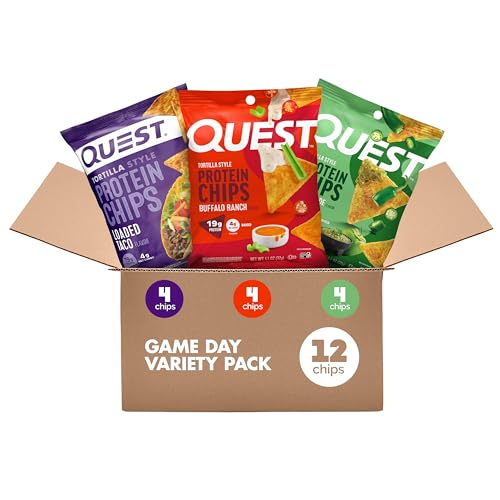 Quest Nutrition Protein Chips Variety Pack, 12 Count