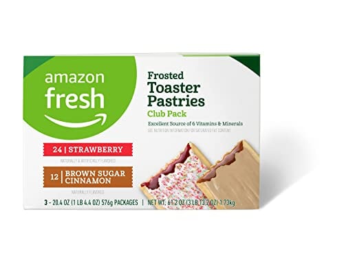 Amazon Fresh Toaster Pastries Variety Pack (36 ct)