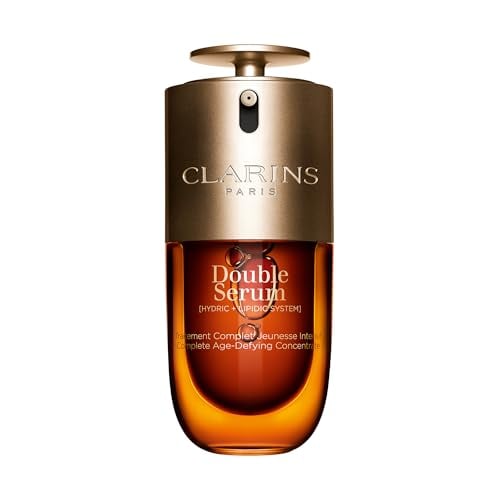 Clarins DOUBLE SERUM, Anti-Aging Face Serum, 1 Fl Oz