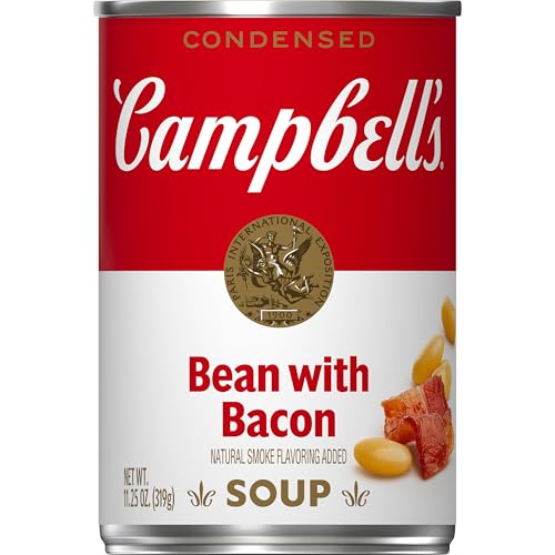 Campbell’s Bean With Bacon Soup, 11.25 oz Can