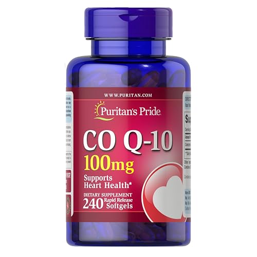 Puritan’s Pride Q-Sorb CoQ-10 100mg, 240 Softgels