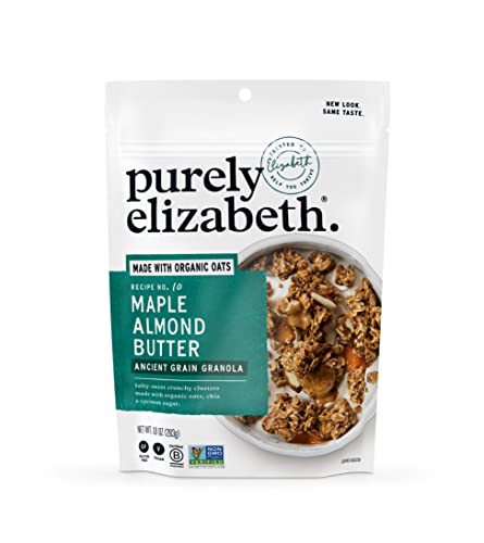Purely Elizabeth Maple Almond Butter Granola, Gluten-Free, Non-GMO (10oz)