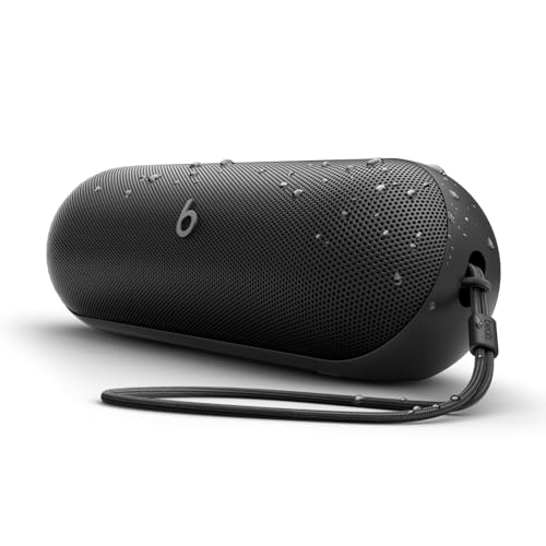 Beats Pill: Portable Water-Resistant Bluetooth Speaker, 24H Battery, Matte Black