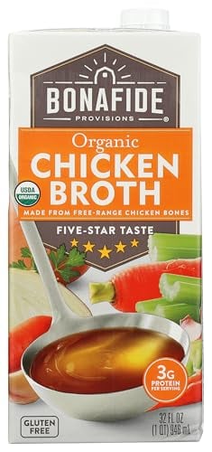 Bonafide Provisions Organic Chicken Broth, 32 fl oz