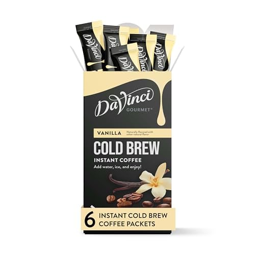 DaVinci Gourmet Vanilla Cold Brew Stick, 90g (1 Pack)