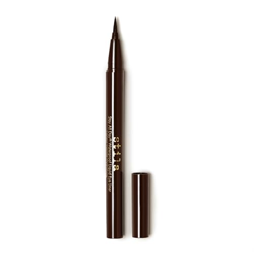 Stila Waterproof Liquid Eye Liner, Dark Brown, 1 Count