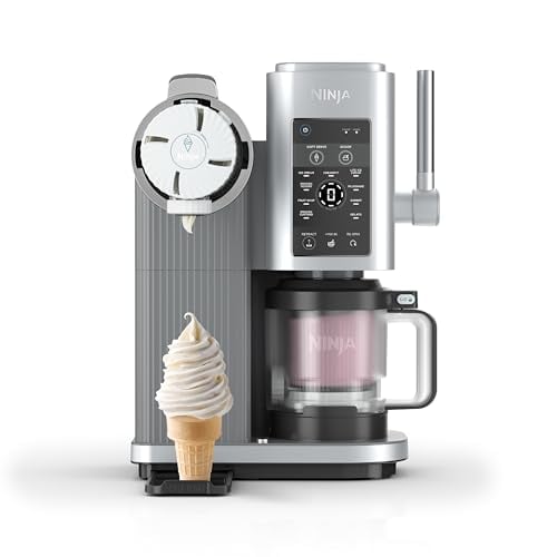 Ninja CREAMi Ice Cream & Soft Serve Maker, 13-in-1, NC701