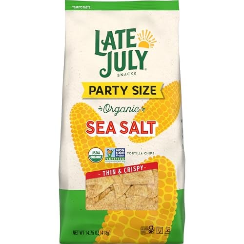 Late July Organic Sea Salt Tortilla Chips, 14.75 Oz