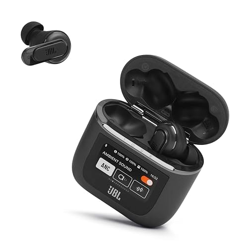 JBL Tour Pro 2 Wireless Noise-Cancelling Earbuds with Charging Case
