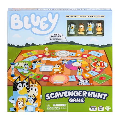 Bluey Scavenger Hunt: Fun Board Game with Activities