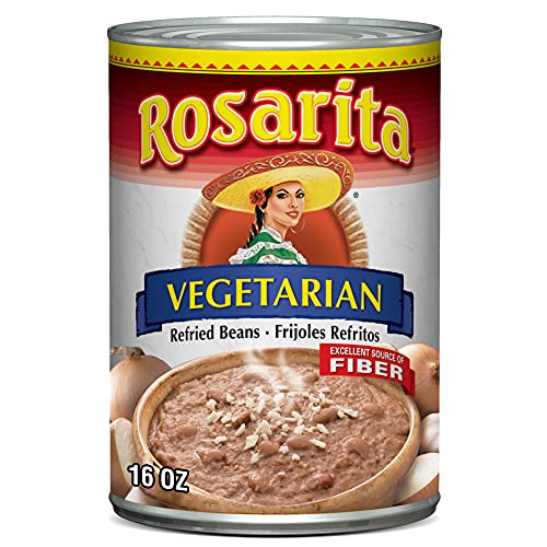 Rosarita Vegetarian Refried Beans, 16 oz Can
