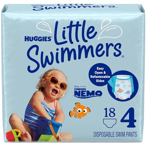 Huggies Little Swimmers Diapers, Size 4, 18 Count