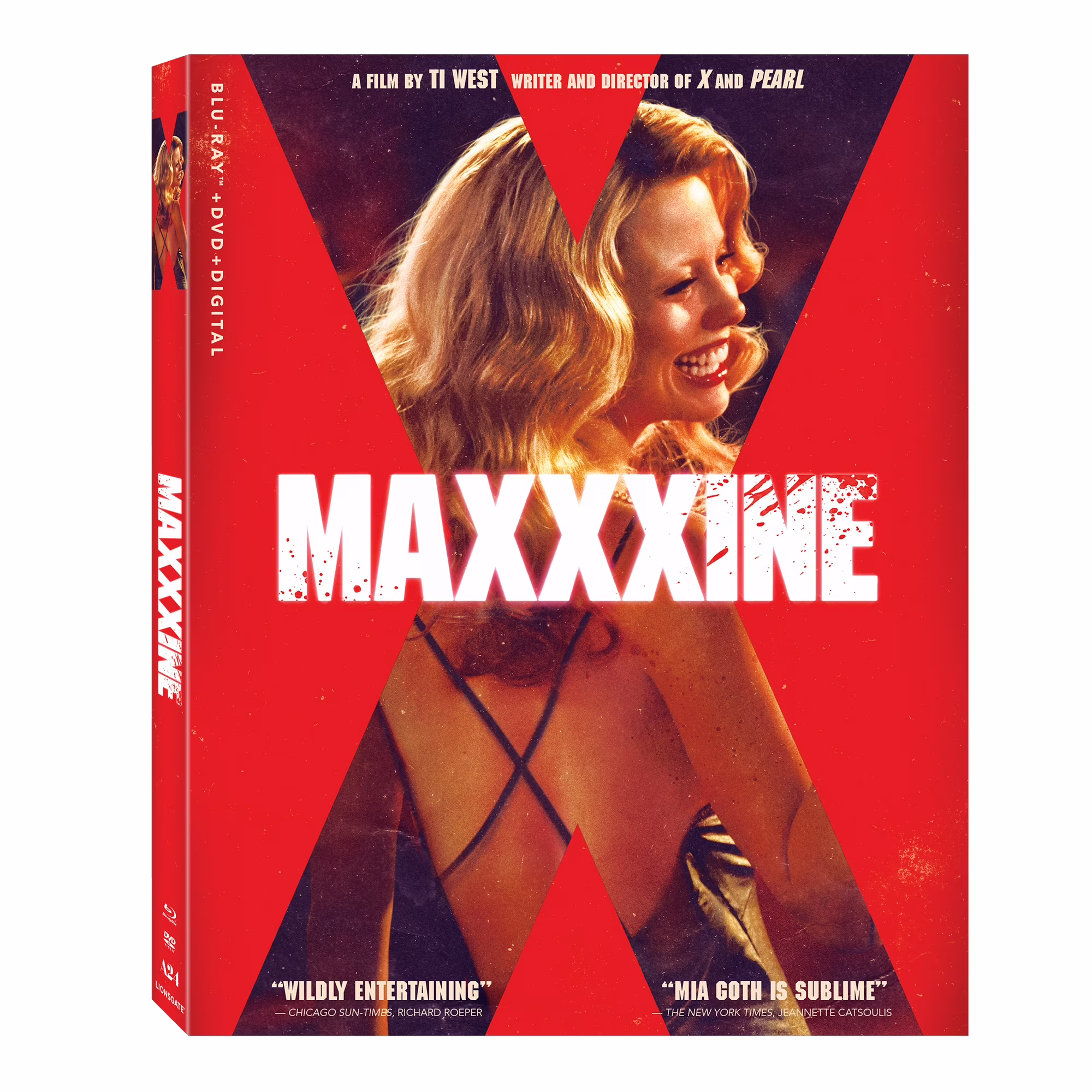Maxxxine Walmart Exclusive Blu ray  DVD  Digital Copy, Lionsgate, Horror