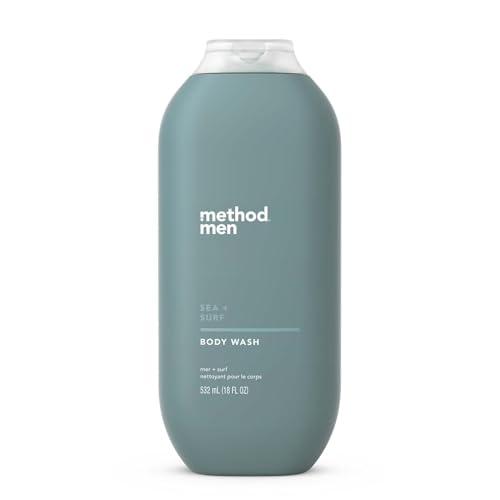 Method Men Sea + Surf Body Wash, 18 fl oz, Paraben-Free