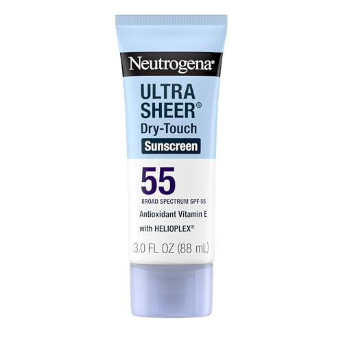 Neutrogena Ultra Sheer SPF 55 Sunscreen, Travel Size, 3 oz.