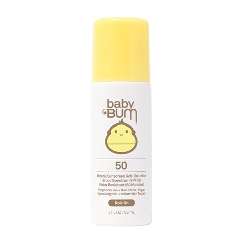 Sun Bum Baby Mineral SPF 50 Roll-On Sunscreen, 3 oz