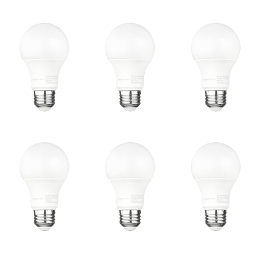 Amazon Basics Dusk to Dawn LED Bulb, 60W Equivalent, 6 Pack