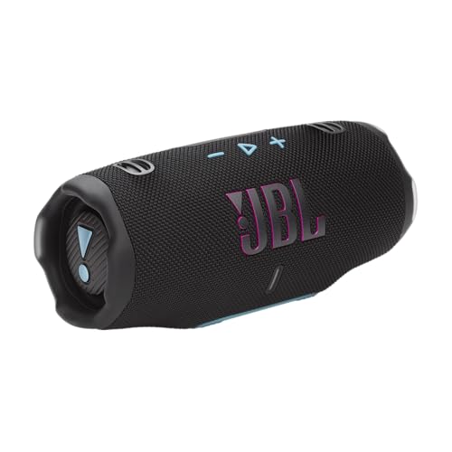 JBL Charge 6 Waterproof Bluetooth Speaker, 28Hrs Playtime, Black/Teal